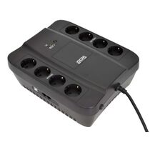 ИБП Powercom Spyder SPD-850U 850BA/ 510W, AVR, 4 розетки + 4 фильтрующие, USB, RJ-45, Schuko